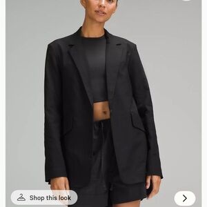 Lululemon Relaxed Fit Twill Blazer
